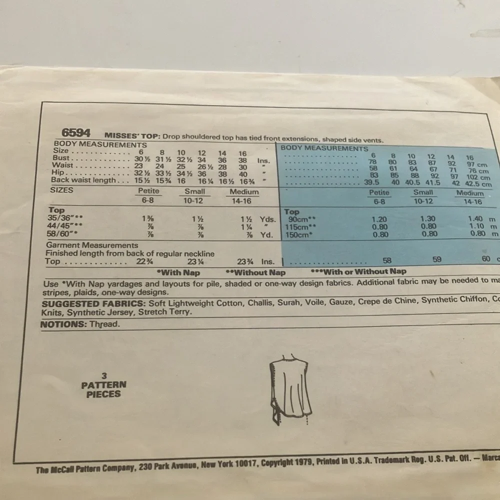Mccalls carefree pattern